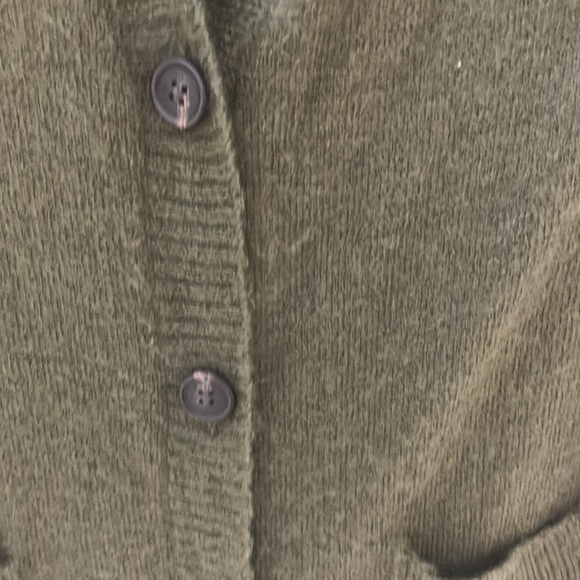 2/30 AMERICAN EAGLE Green Cardigan - Picture 3 of 4